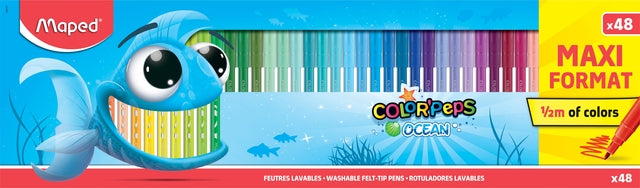 Colorstift maped colorpeps ozeanbox mit 48 farben