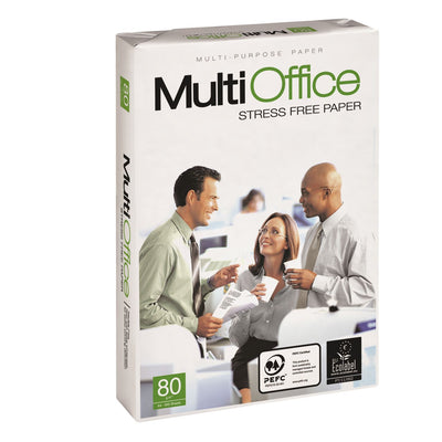 MultiOffice - Kopierpapier A4 80gr weiß 500 Blatt | 5 Stück