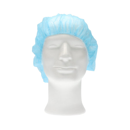 CMT - Haarnetz Bouffant Vlies L 53cm PP blau 100 Stück