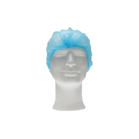CMT - Haarnetzklammer Vlies M 50cm PP blau 100 Stück