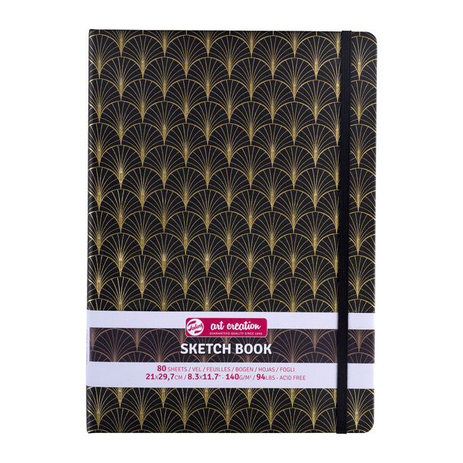 Talens Art Creation – Skizzenbuch Art Creation 80 weiße Blätter 140 g 210 x 297 mm Art Deco