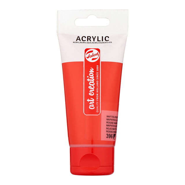 Talens Art Creation – Acrylfarbe Art Creation 396 Naphtholrot, mittlere Tube mit 75 ml