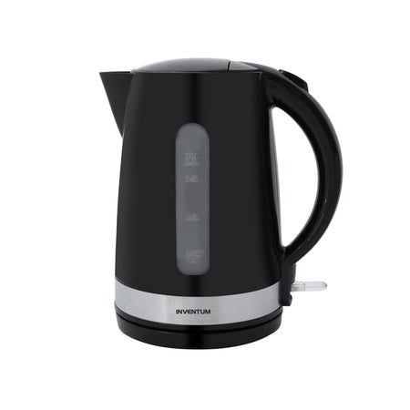 Inventum - Wasserkocher 1,7 Liter schwarz mit Edelstahl