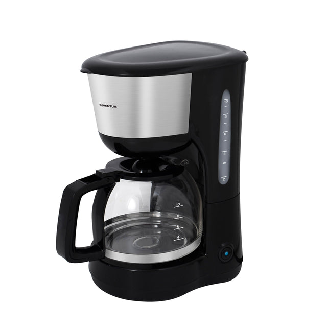 Inventum - Kaffeemaschine 1,25 Liter schwarz mit Edelstahl