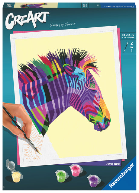 Malen über Songs Creart Zebra