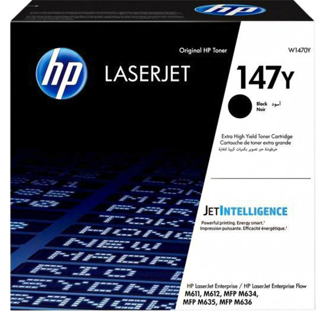 Tonercartridge HP 147Y W1470Y Schwarz