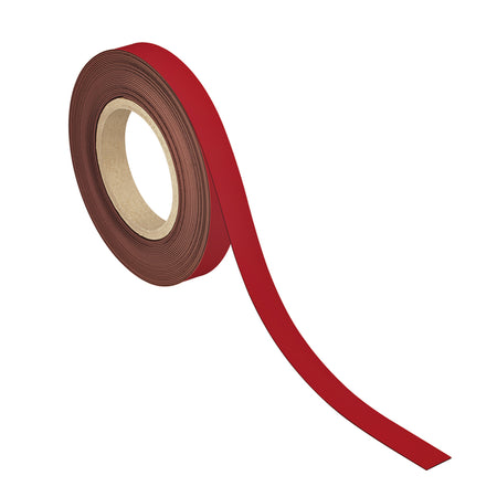 Maul - Magnetband beschreibbar - löschbar 10mx20mmx1mm rot