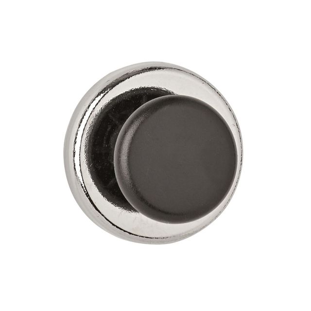 MAUL - Magnet mit Knopf Ø36mm Zugkraft 5kg chrom/schwarz