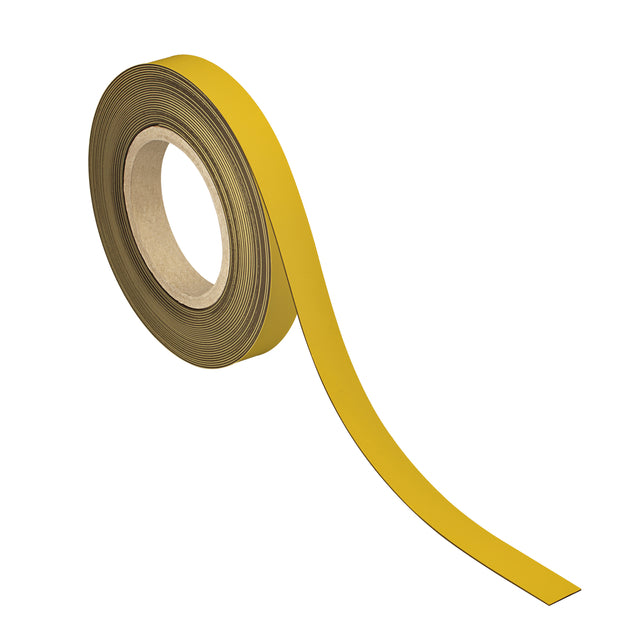 Maul - Magnetband beschreibbar - löschbar 10mx20mmx1mm gelb