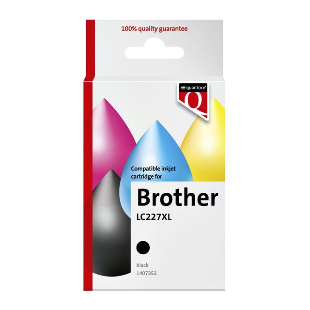 Quantore - Tintenpatronen-Alternative für LC227XL schwarz | 12 Stück
