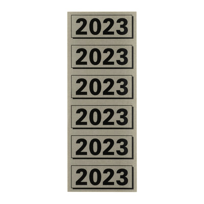 Elba - Rückenetikett 2023 57x25mm grau