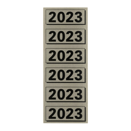 Elba - Rückenetikett 2023 57x25mm grau