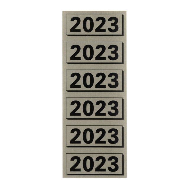 Elba - Rückenetikett 2023 57x25mm grau