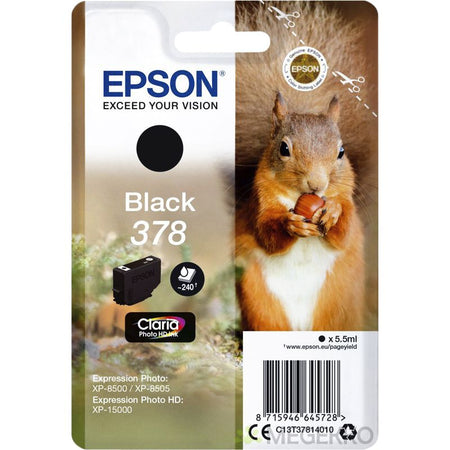 Epson - Tintenpatrone 378 T3781 schwarz