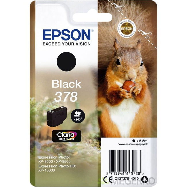 Epson - Tintenpatrone 378 T3781 schwarz