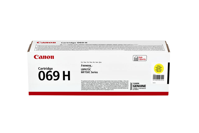 Tonercartridge Canon 069H Gelb