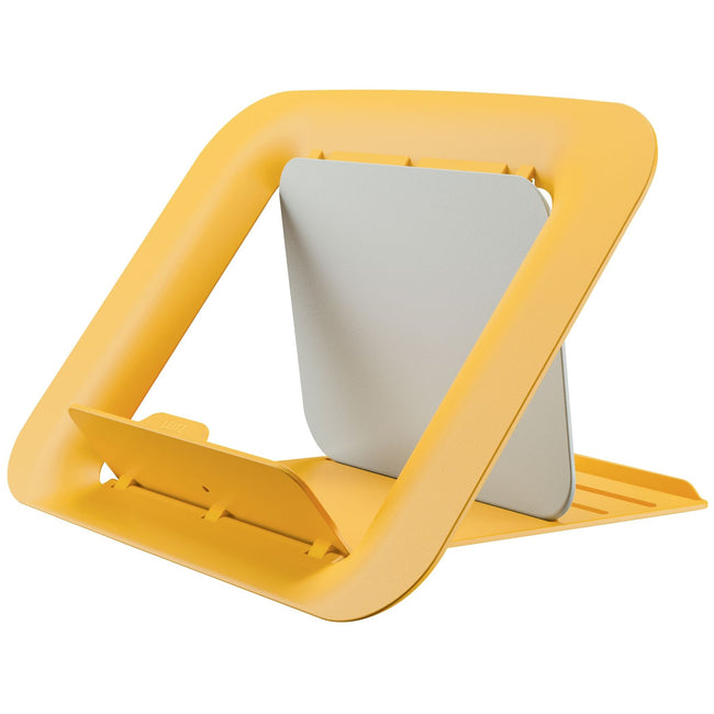 Leitz - Laptopständer Ergo Cosy verstellbar recyceltes Gelb | 6 Stück