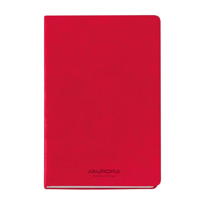 Aurora - Notizbuch Capri A5 192 Seiten liniert 80gr rot