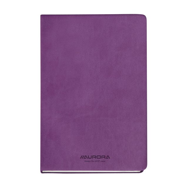 Aurora - Notizbuch Capri A5 192 Seiten liniert 80gr violett