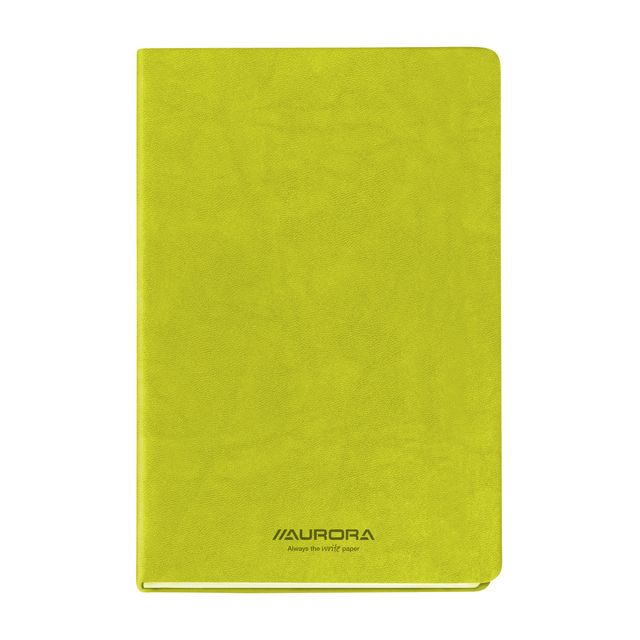 Aurora - Notizbuch Capri A5 192 Seiten liniert 80gr grün | 10 Stück