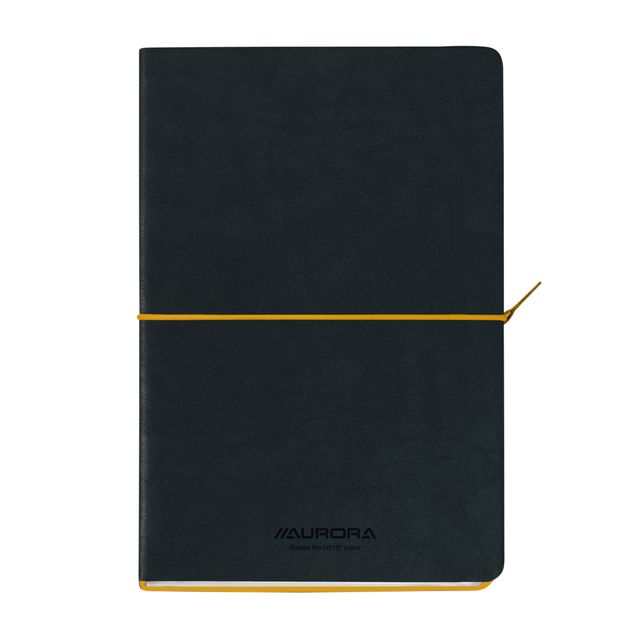Aurora - Notizbuch Tesoro A5 192 Seiten liniert 80gr gelb | 10 Stück