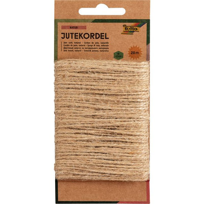 Folia Paper - Seil Jute Folia 20 Meter natur | 6 Stück