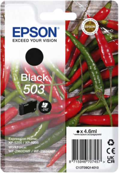 Epson - Tintenpatrone 503 t09q14 schwarz | 10 Stück