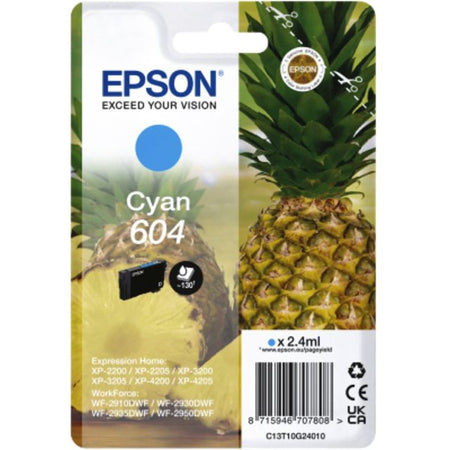 Epson - Tintenpatrone 604 T10G24 blau