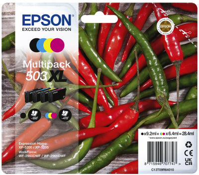 Epson - Tintenpatrone 503xl t09r64 schwarz + 3 Farben