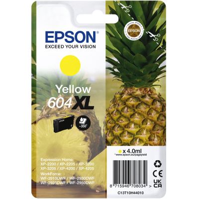 Epson - Tintenpatrone 604XL T10H44 gelb | 10 Stück
