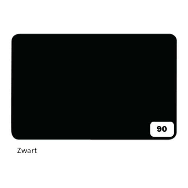 Folia Paper - Fotokarton Folia 2-seitig 50x70cm 300gr Nr90 schwarz | 10 Stück