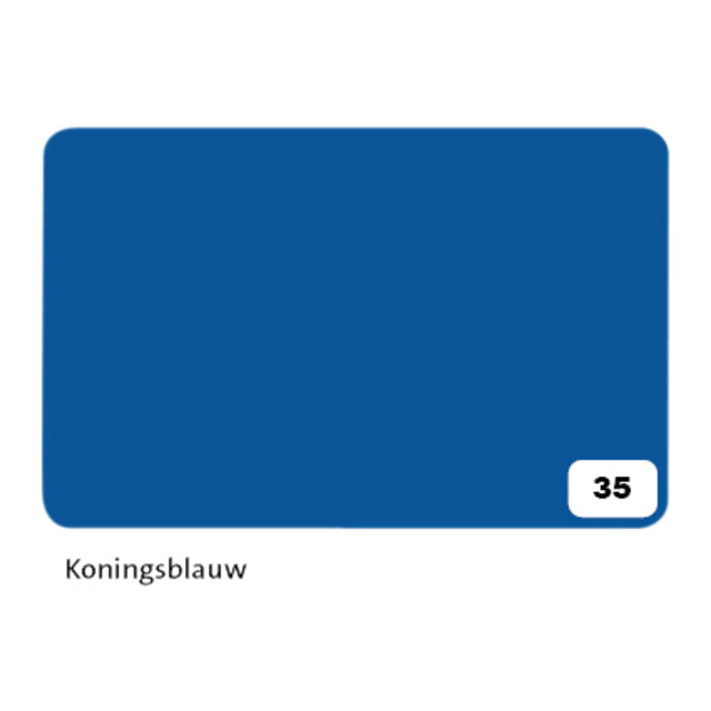Folia Paper - Fotokarton Folia 2-seitig 50x70cm 300gr Nr35 Königsblau | 10 Stück