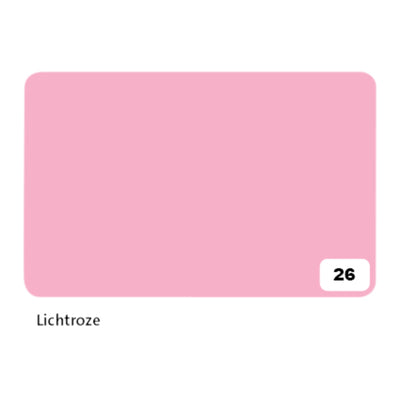 Folia Paper - Fotokarton Folia 2-seitig 50x70cm 300gr Nr. 26 hellrosa