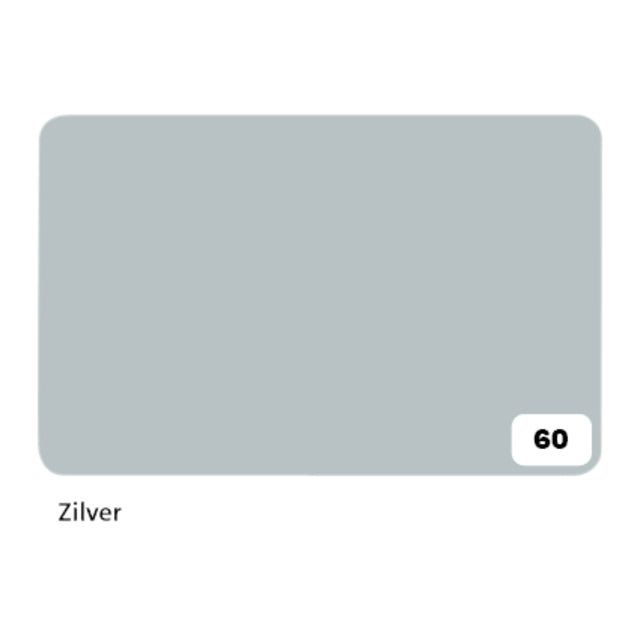 Folia Paper - Fotokarton Folia 2-seitig 50x70cm 300gr Nr60 Silber | 10 Stück