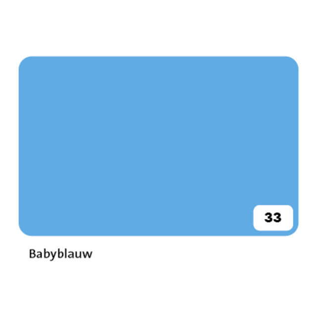 Folia Paper - Fotokarton Folia 2-seitig 50x70cm 300gr Nr33 Babyblau | 10 Stück