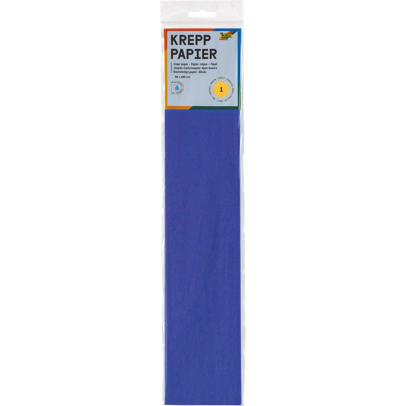 Folia - Krepppapier 250x50cm Nr.128 Brillantblau