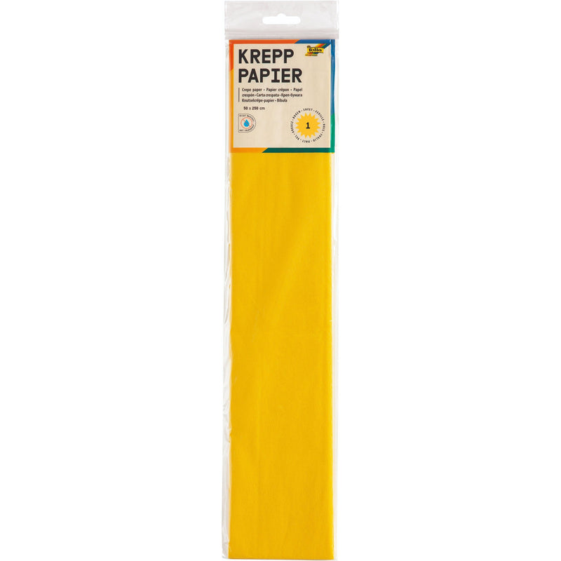 Folia - Krepppapier 250x50cm Nr.106 gelb