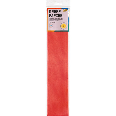 Folia - Krepppapier 250x50cm Nr.134 leuchtend rot