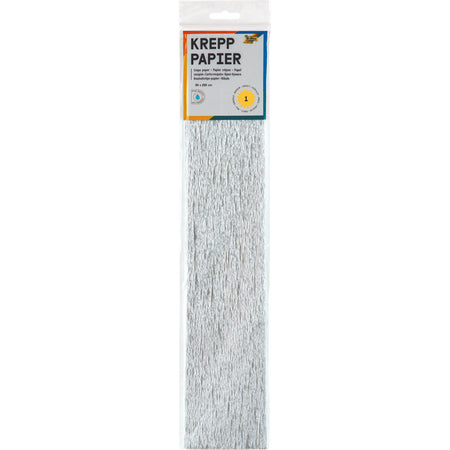 Folia Paper - Krepppapier Folia 250x50cm nr9126 silber | 10 Stück