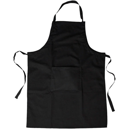 Creotime - Malschürze Creativ Company Länge 89cm Breite 66cm Baumwolle schwarz