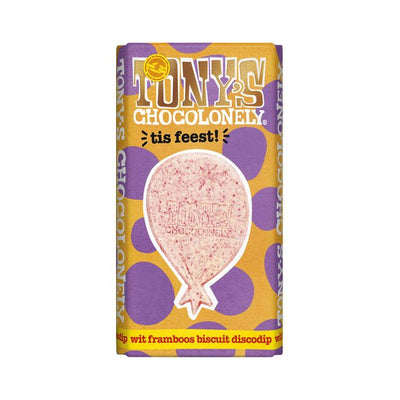 Tony's Chocolonely -  Chocolade tony chocolonely gefeliciteerd reep 180 | 15 stuks