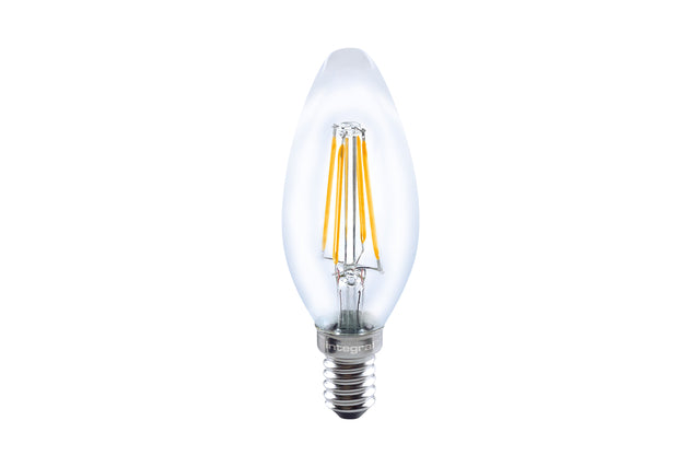 Lampe à LED intégrale E14 2700k blanc chaud 4W 470Lumen | 10 morceaux