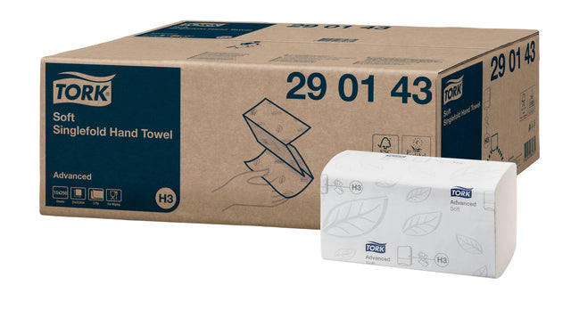 Handtuch tork h3 advanced z-fold 2l weiß 290143 | Karton mit 15 Stück
