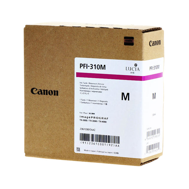 Tintenpatrone Canon PFI-310 Rot