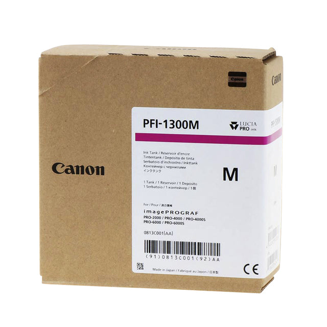 Tintenpatrone Canon PFI-1300 Rot