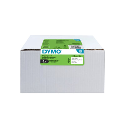Dymo - Etiket LabelWriter 5XL Versandetikett 102x210mm 6 Rollen à 140 Stück weiß