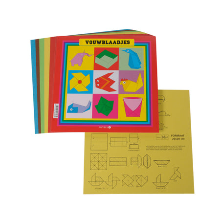 Papyrus - Faltblätter quadratisch 20x20cm 65 Gramm sortiert 90 Blatt