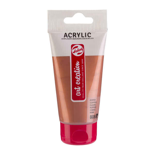 Talens Art Creation – Acrylfarbe Art Creation 805 Kupfertube mit 75 ml | 3 Stück