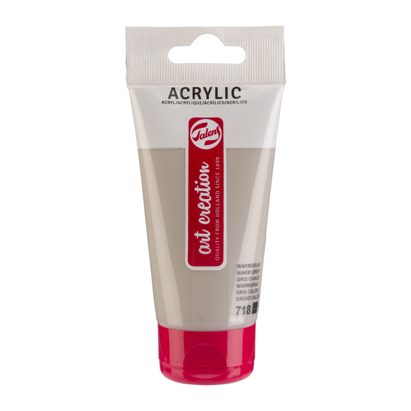 Talens Art Creation – Acrylfarbe Art Creation 718 warmgrau, Tube mit 75 ml