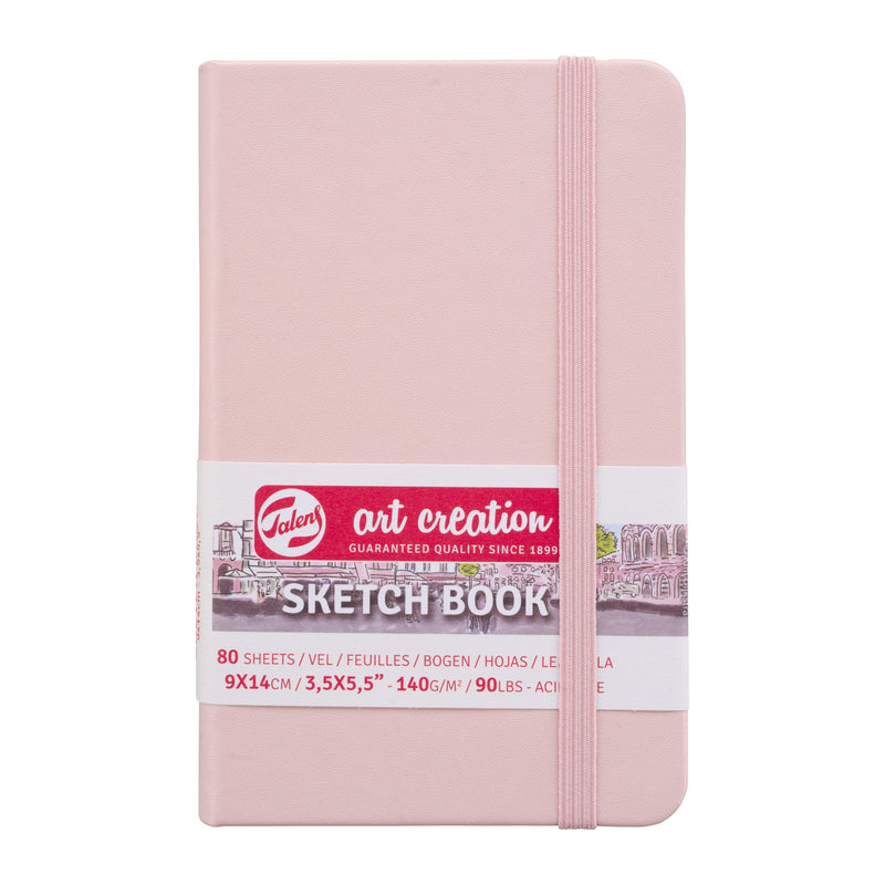 Talens Art Creation - Skizzenbuch Art Creation 80 weiße Blätter 140gr 90x140mm rosa